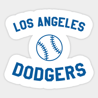 dodgers baseball Sticker